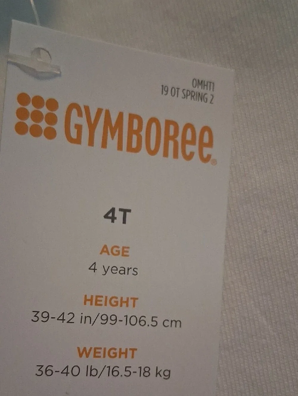 Gymboree simple white